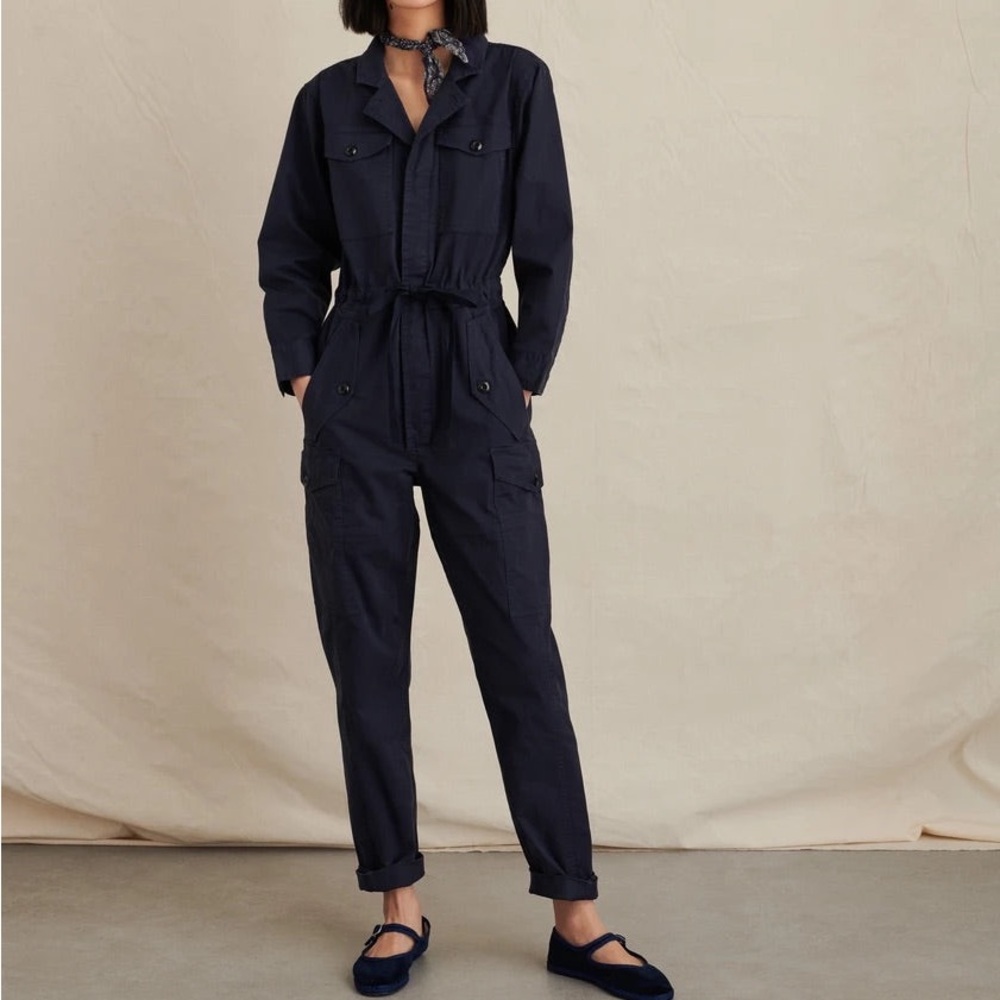ALEX MILL Twill Cargo Jumpsuit